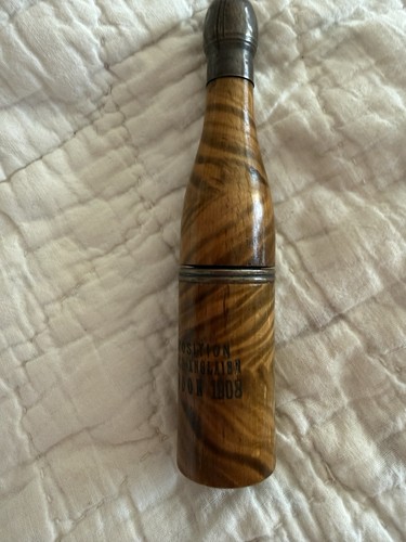 Antique treen stanhope pipe - antique,