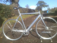 single speed fixie urban commuter alluminium road bike