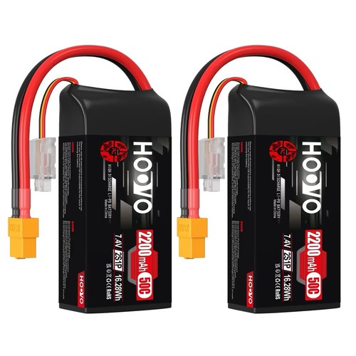 Hoovoo lipo battery 4v - 2s, 7.4v