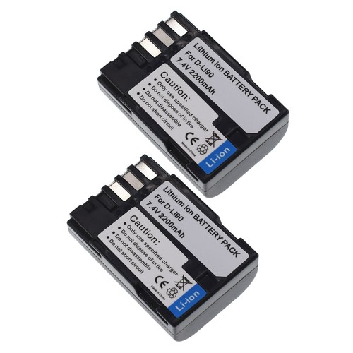 2xbattery for pentax - for,