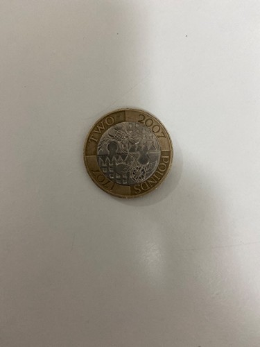 Rare 1707 2007 pound coin - 2,