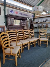 Ladder back dining - ladder, chairs