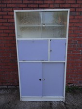  1960's VINTAGE Kitchenette Larder Cupboard  Retro67" T x 35" W x 15" D Prop