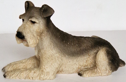 Vintage schnauzer dog - schnauzer, figurine