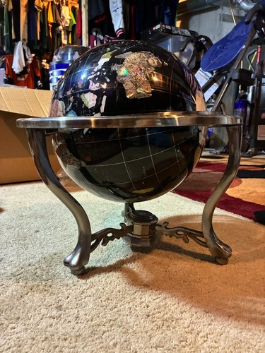 World globe granite quartz - world,