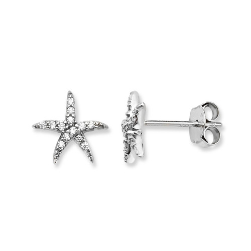 925 sterling silver - 925, starfish