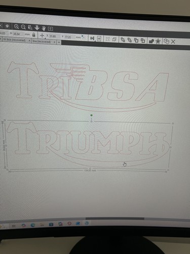 Triumph tri bsa seat - bsa, stencil