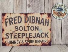 Fred Dibnah Aluminium Retro