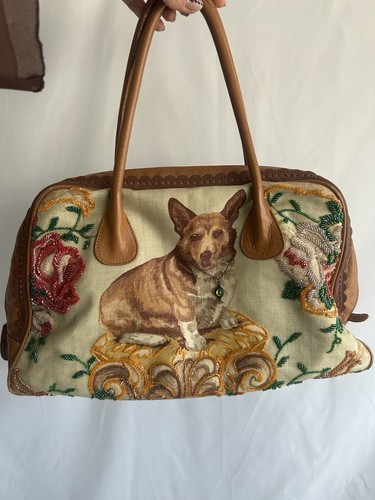 Rare vtg isabella - fiore, corgi