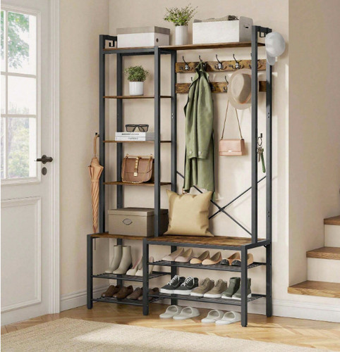 Large rustic coat rack - coat,