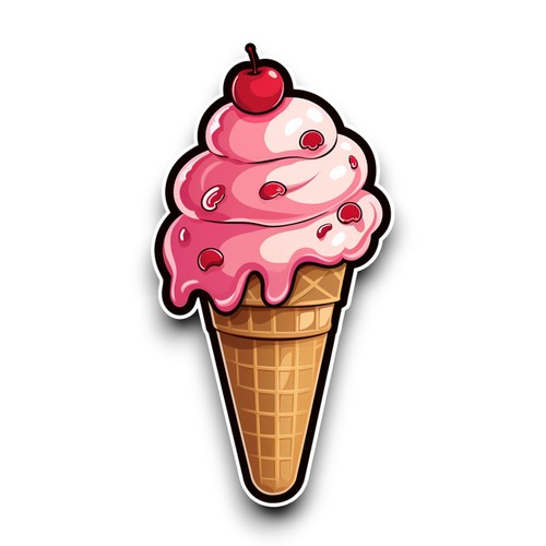 Cute ice cream dessert food - ice,