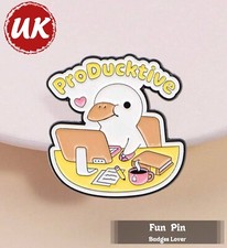 3 FOR 2 - Cute PIN Badge Metal Enamel Badges Pins Gift Idea Stocking Fillers UK