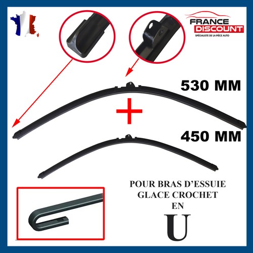 Flat windshield wipers - flat, 530