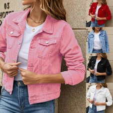 NEW Womens Denim Jacket Jean