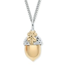 Sterling Silver & 9ct Gold -