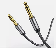 POSUGEAR 6.35mm to 6.35mm Guitar Cable 2M, Professional 1/4 Inch Jack to Jack Ca