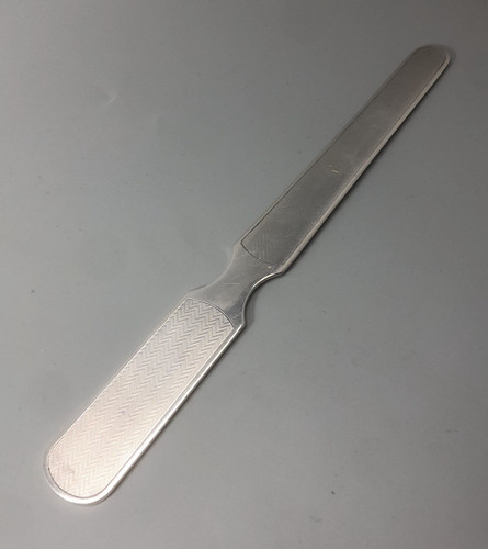 Edwardian silver letter opener - edwardian,