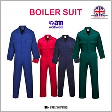 Portwest Mens Coverall Builder Boiler Suit Mechanic Work Overall Work Wear S999