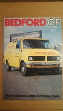 BEDFORD CF 220 250 280 340 350 Van UK Market Sales Brochure October 1977