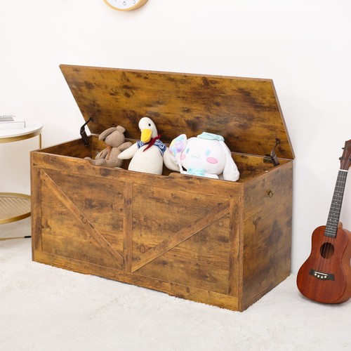 Children wooden toy box - children's,