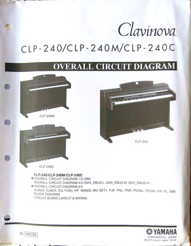 Yamaha clp 240 240m 240c - yamaha,
