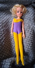 Vintage clone jumpsuit fits Sindy /Barbie purple & yellow outfit