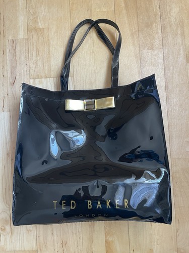 Ted baker black patent large - black,