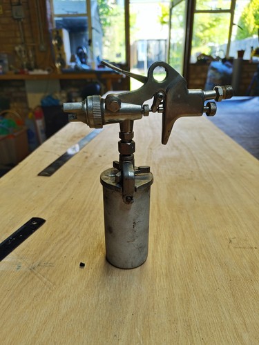 Vintage pneumatic spray gun - pneumatic,