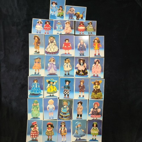 Lot lenci doll postcards - lot, of