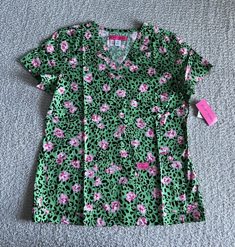 Koi betsey johnson scrub top - scrub,