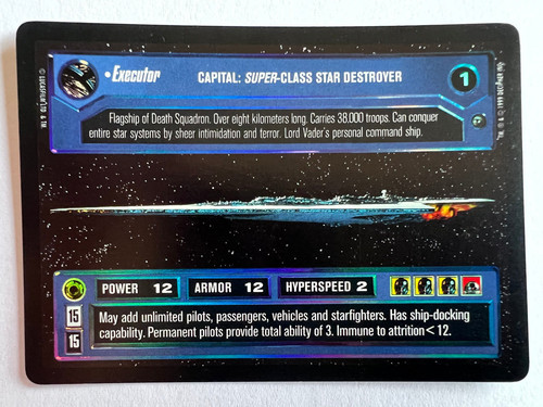 Star wars ccg executor super - star,