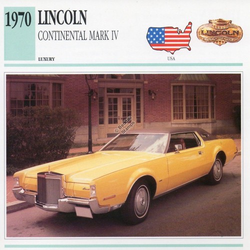 1970 lincoln continental - lincoln, mk.iv