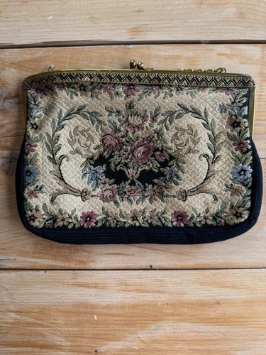 Vintage tapestry bag - vintage,
