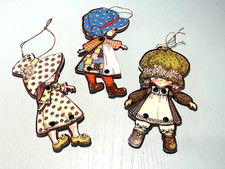 3 Vintage Holly Hobbie card