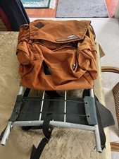 Vintage MEI Backpack Hiking Camping Mountain Equipment Inc Orange Fair Condition
