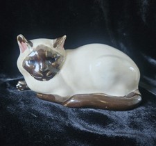 Vintage Ceramic Siamese Cat