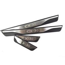 For Mazda Cx30 stainless steel door sill car sticker scuff protector anti