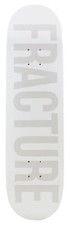 Fracture Fade White Skateboard
