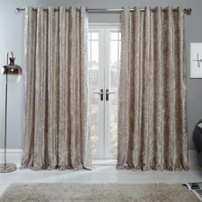 Sienna Crushed Velvet Curtains