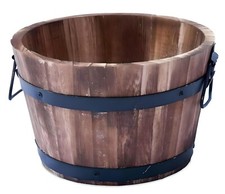 30cm Round Wooden Barrel
