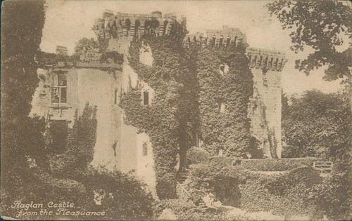 Raglan castle from the