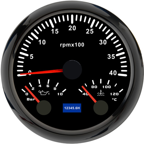 85mm tachometer 4000rpm with - tachometer,