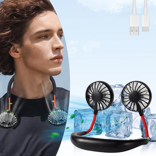 Neckband fan 3speed lazy neck - fan,