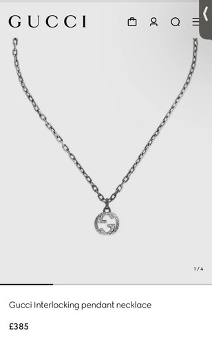 Gucci interlocking pendant - gucci,