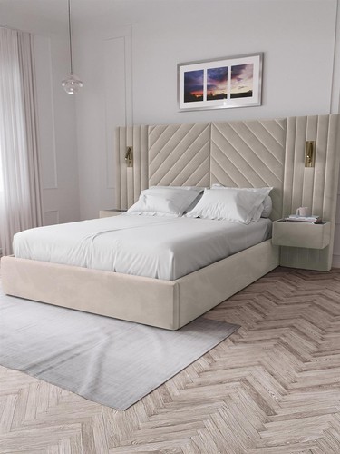Torrance king bed built - king,