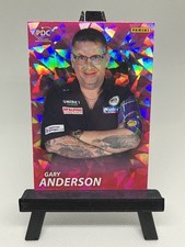 Gary Anderson Pink Cracked Ice SP Panini Premier League Darts 2025