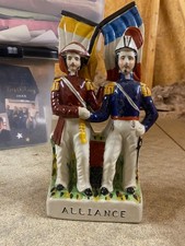 Porcelain figures military french cavalry alliance