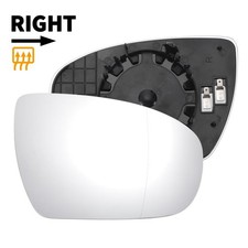 Car Right Side White Glass