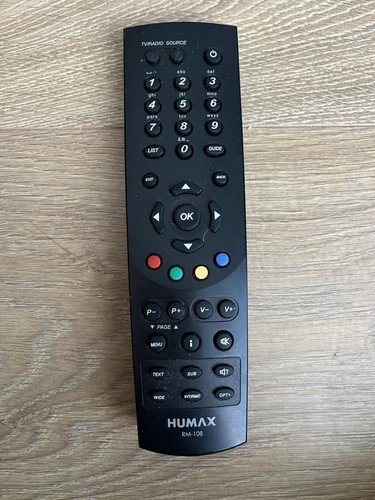 Humax 108 remote control - control,