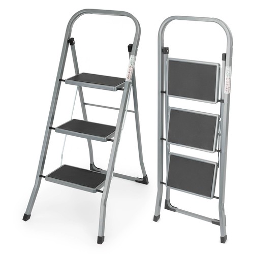 Livivo step ladder - step, steel